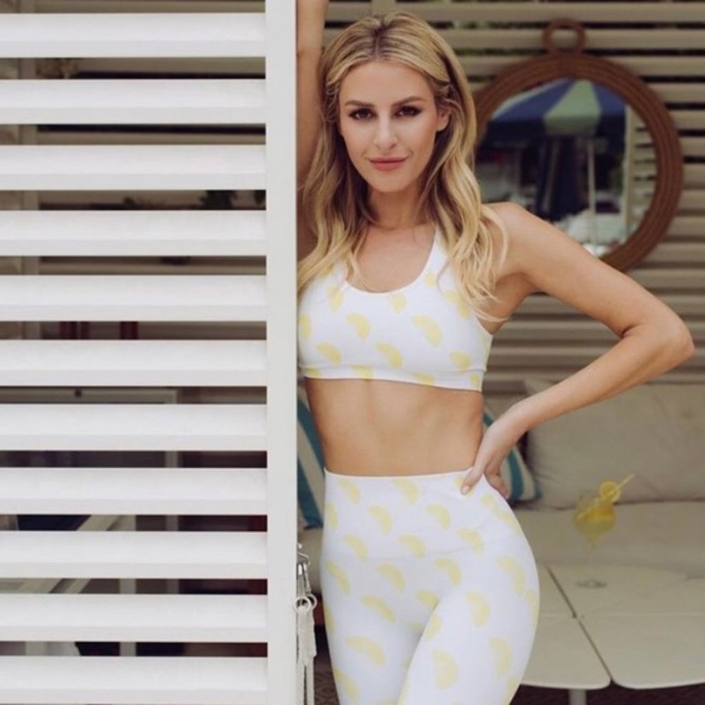 Morgan Stewart Sport Lemon Bra & Leggings Set